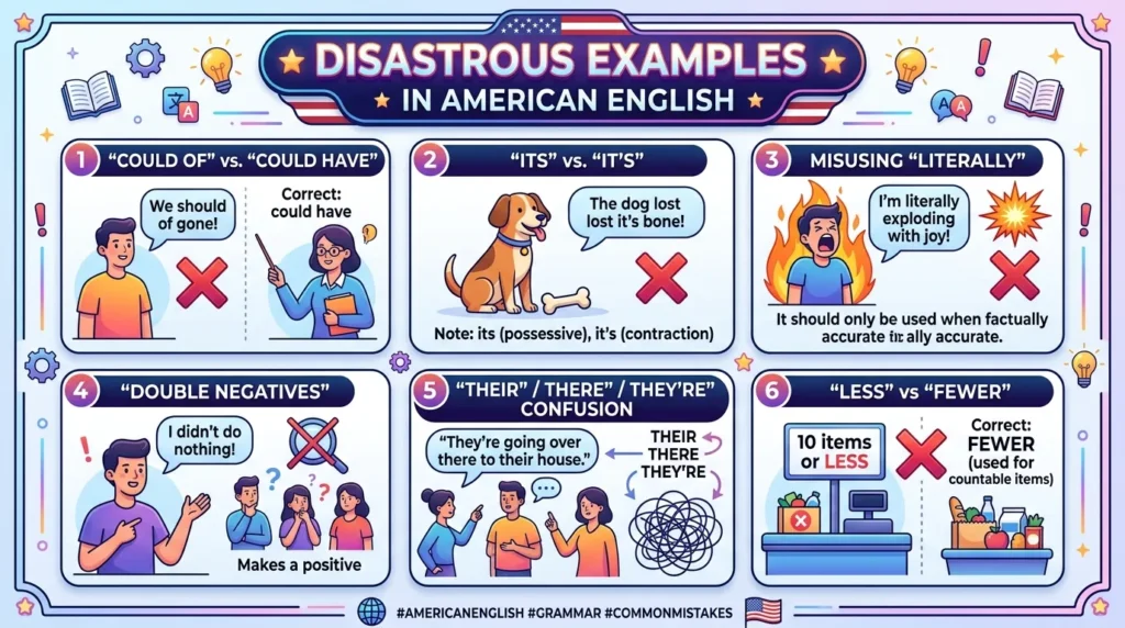 Disastrous Examples in American English