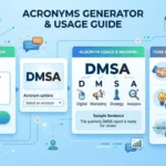 acronyms generator meaning usage tone guide