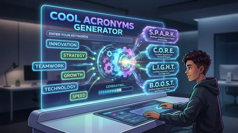 cool acronyms generator