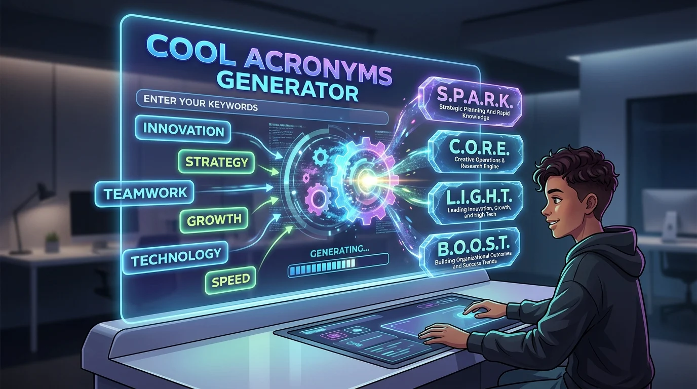 cool acronyms generator