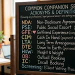 escort acronyms