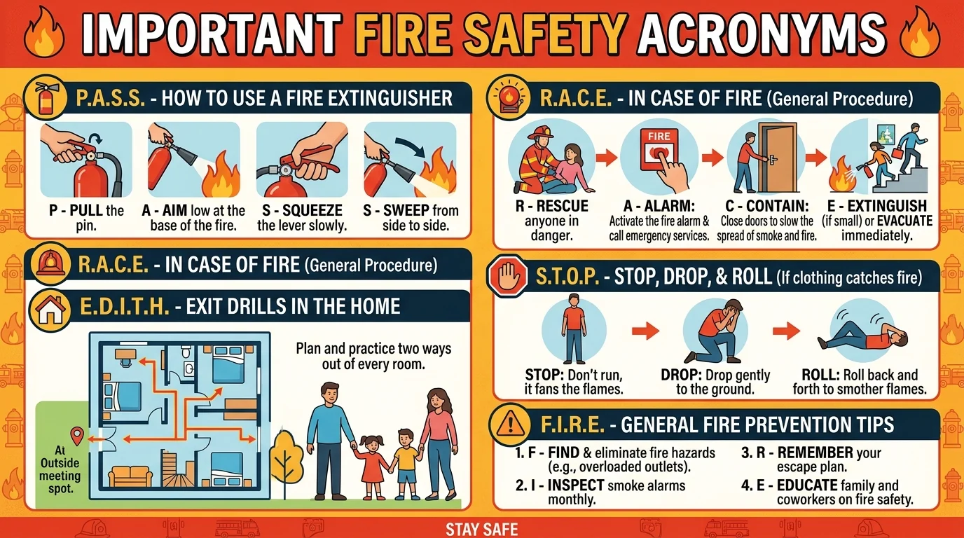 fire acronyms list