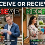 Receive or Recieve