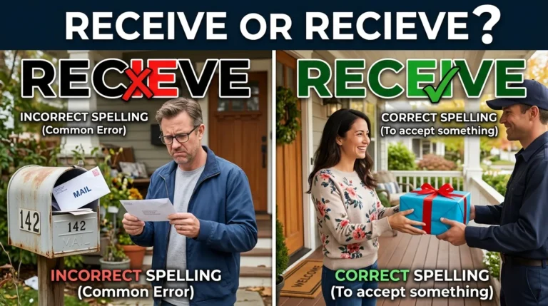 Receive or Recieve