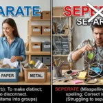Separate or Seperate