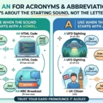 a or an for acronyms
