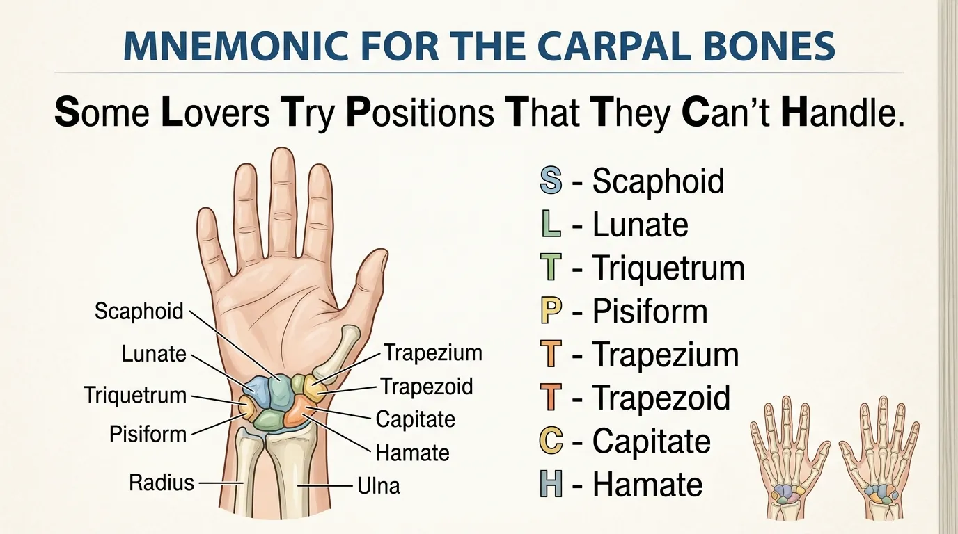 acronym for hand bones