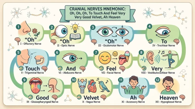 acronym to remember cranial nerves