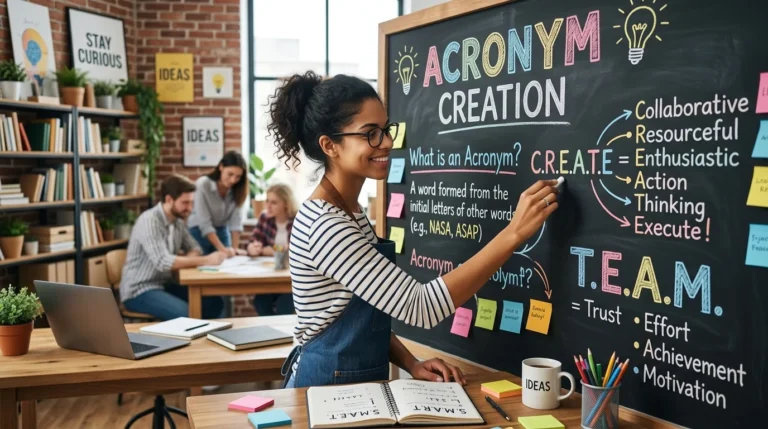 create acronyms