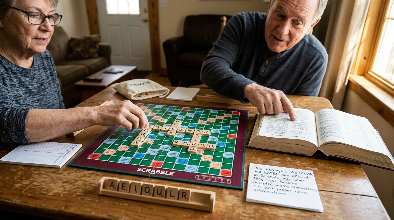 do acronyms count in scrabble