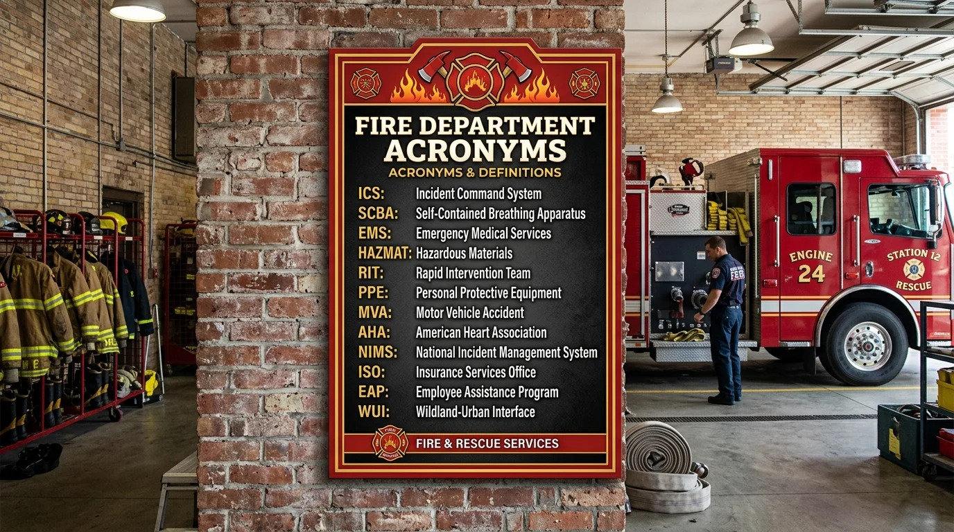 fire department acronyms