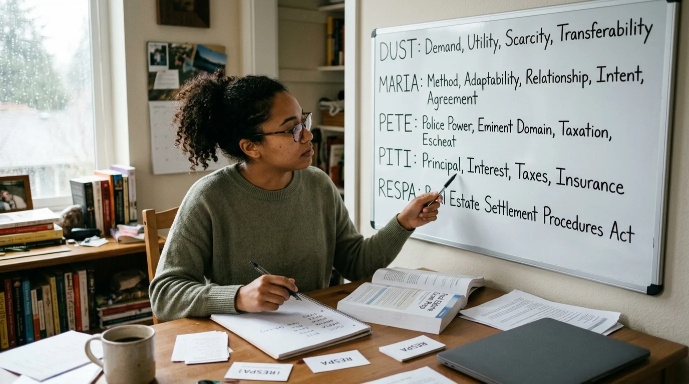real estate exam acronyms