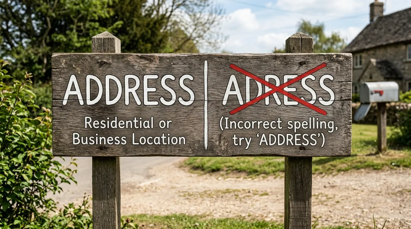 Address or Adress