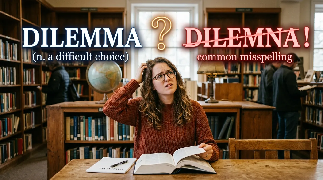 Dilemma or Dilemna