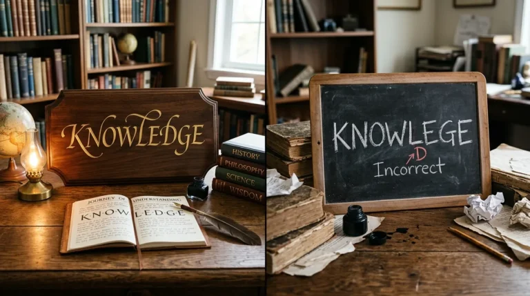 Knowledge or Knowlege