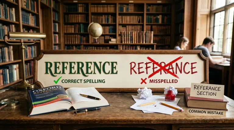 Reference or Referance