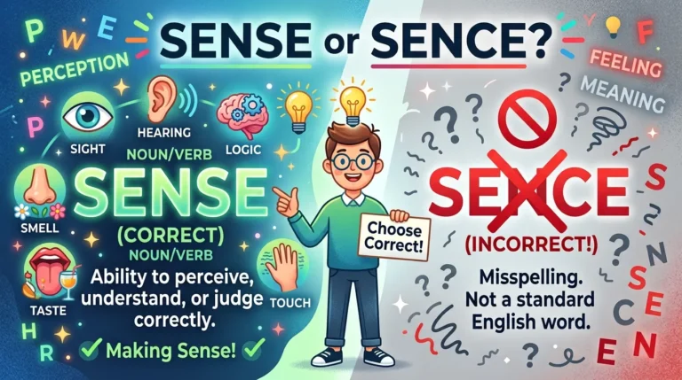 Sense or Sence