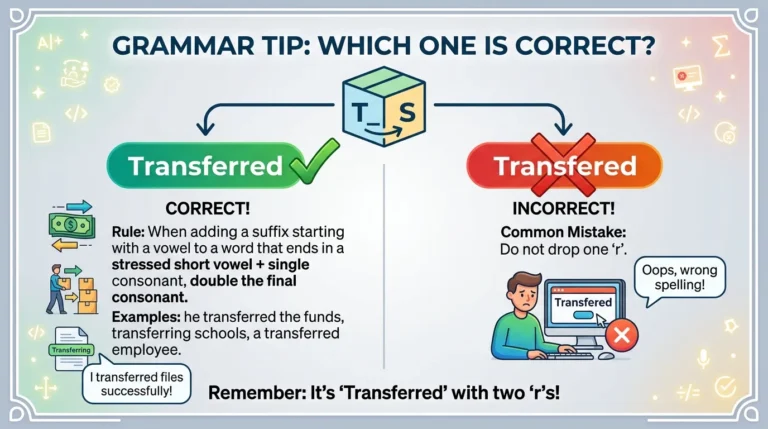Transferred or Transfered