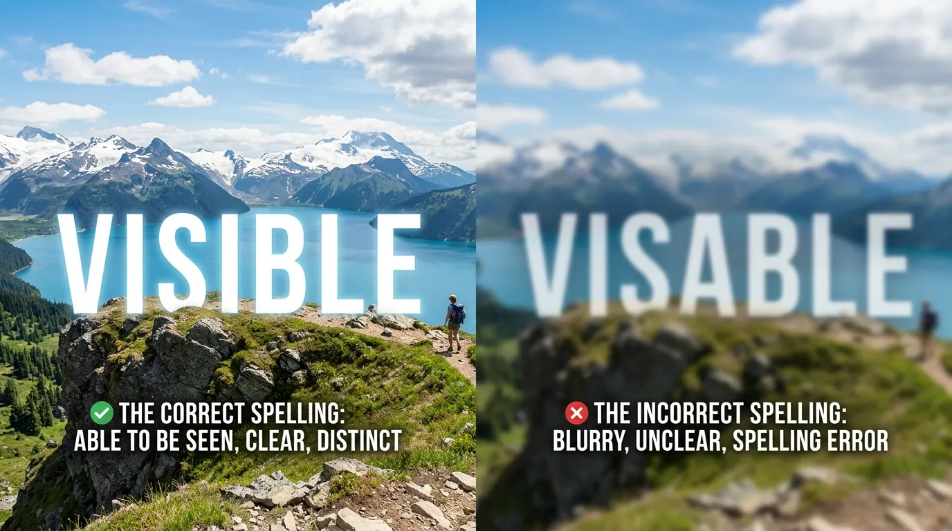 Visible or Visable
