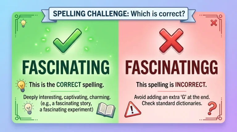 Fascinating or Fascinatingg