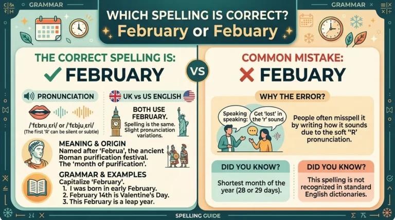 Febuary or February