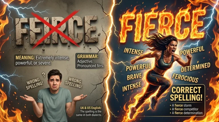 Fierce or Feirce