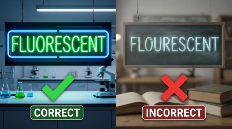 Fluorescent or Flourescent