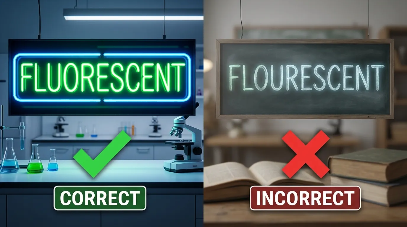 Fluorescent or Flourescent