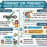 Friend or Freind: Correct Spelling