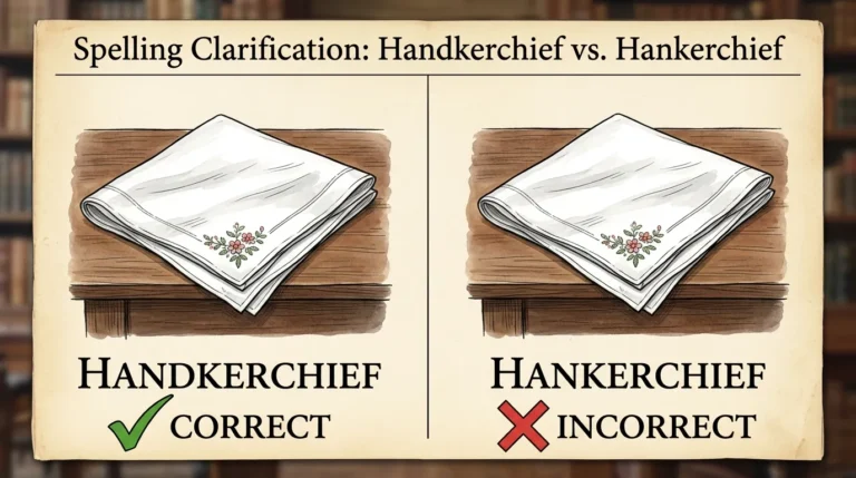Handkerchief or Hankerchief