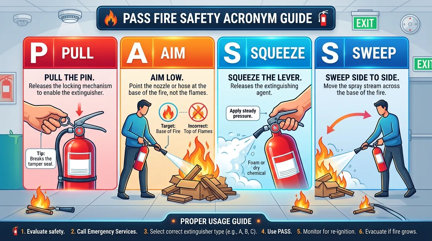 PASS Fire Safety Acronym