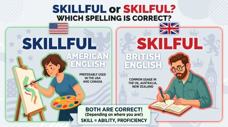 Skillful or Skilful