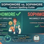 Sophomore or Sophmore