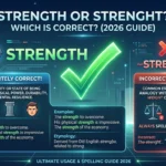 Strength or Strenght