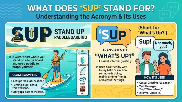 SUP Acronym Meaning