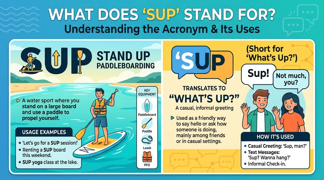 SUP Acronym Meaning