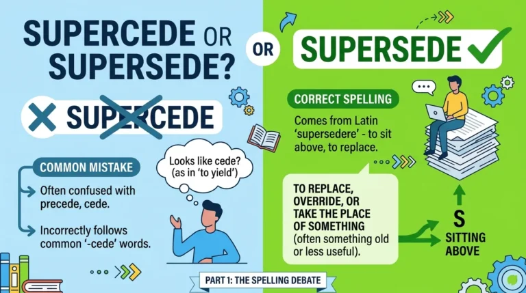 Supercede or Supersede