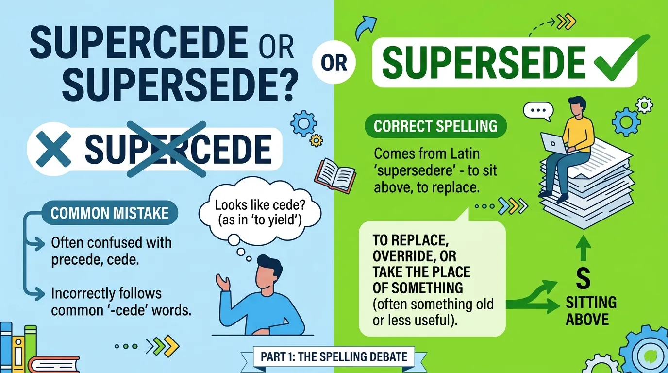 Supercede or Supersede