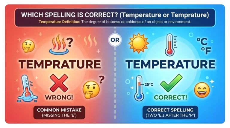 Temperature or Temprature