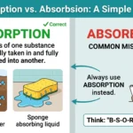 absorption vs absorbsion