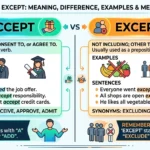 Accept vs Except