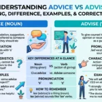 Advice vs Advise
