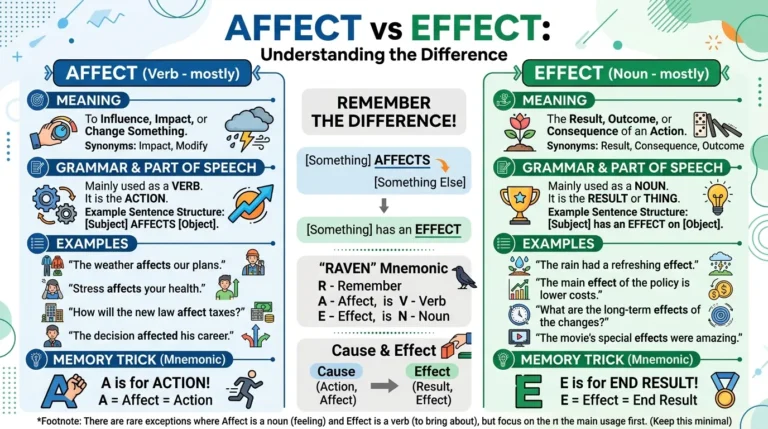 Affect vs Effect
