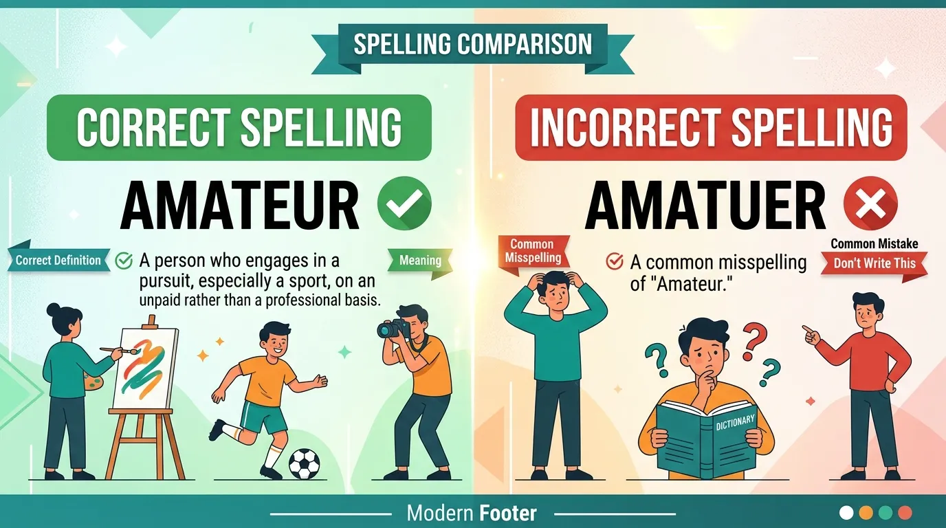 Amateur vs Amatuer: Which Spelling Is Correct?