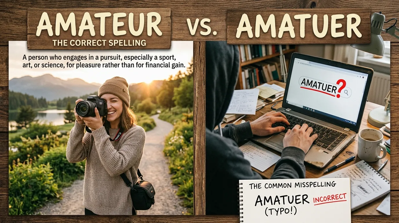 amateur vs amatuer