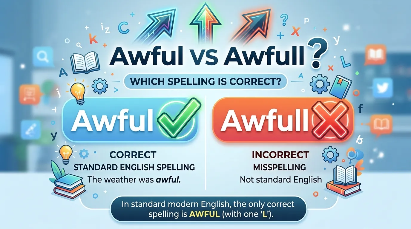 Awful vs Awfull: Which Spelling Is Correct?