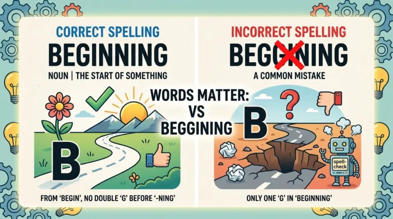 beginning vs beggining
