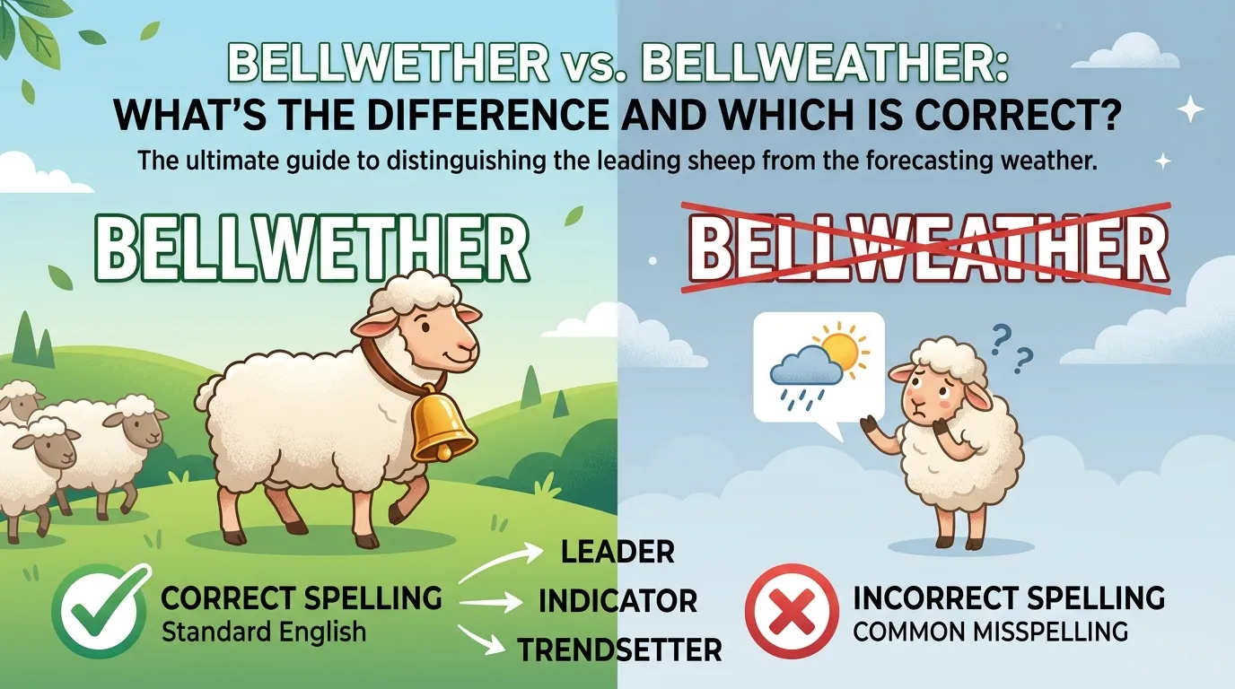 Bellwether vs Bellweather: What's the Difference and Which Is Correct?