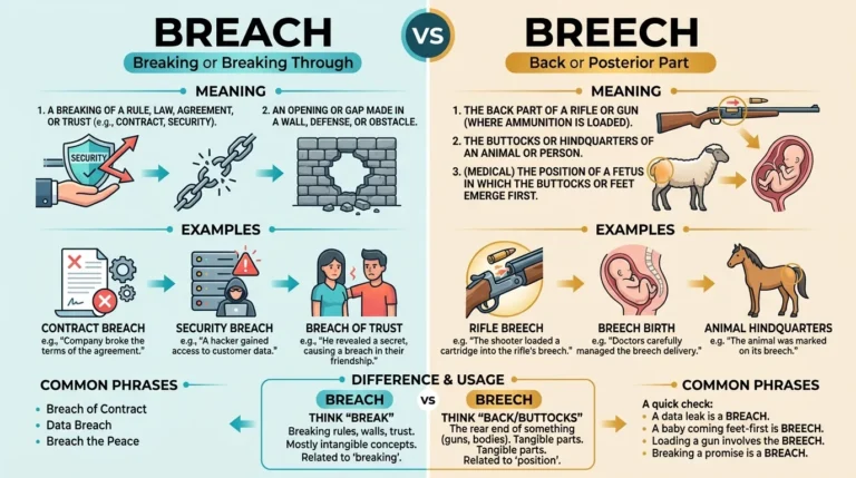 Breach vs Breech