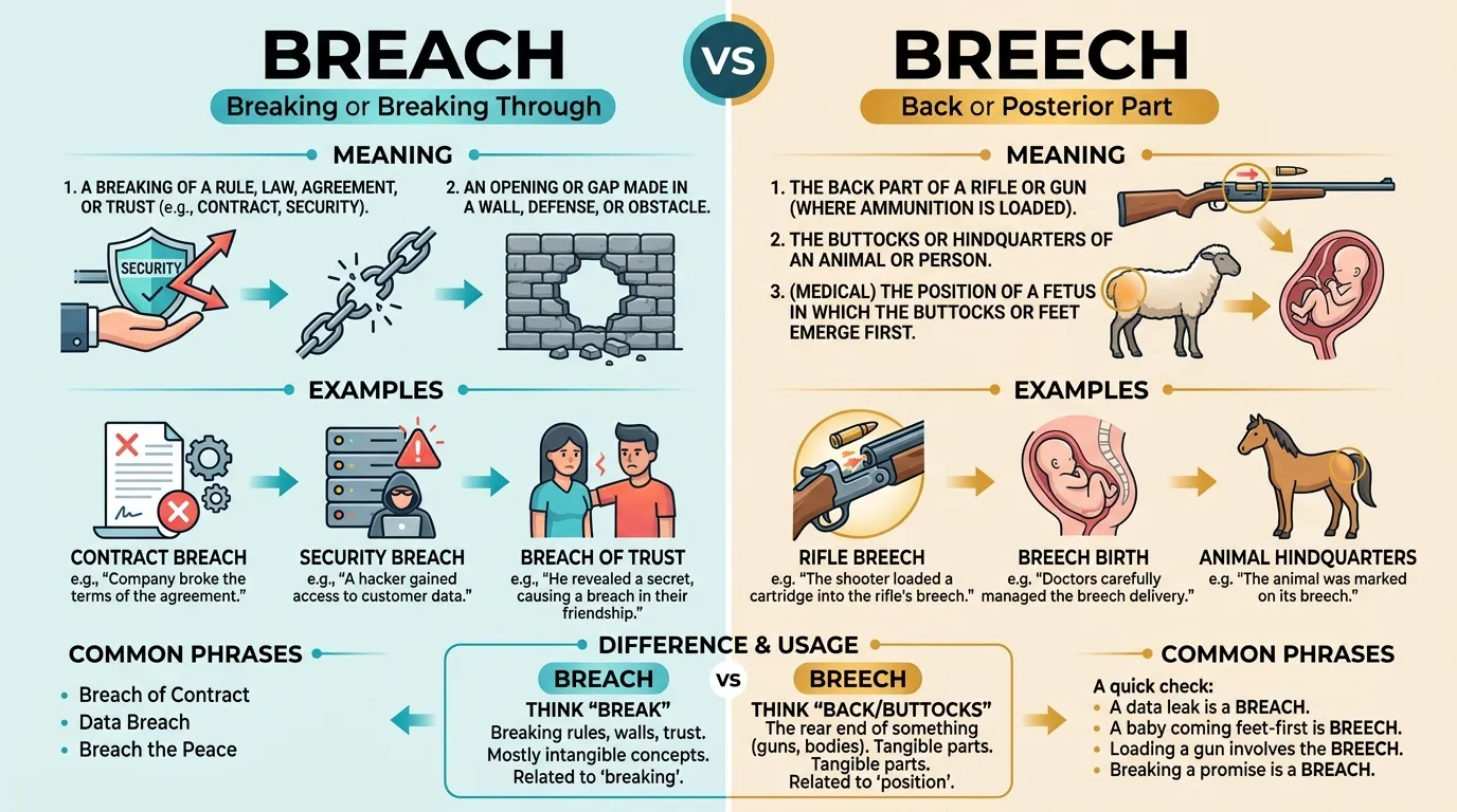 Breach vs Breech